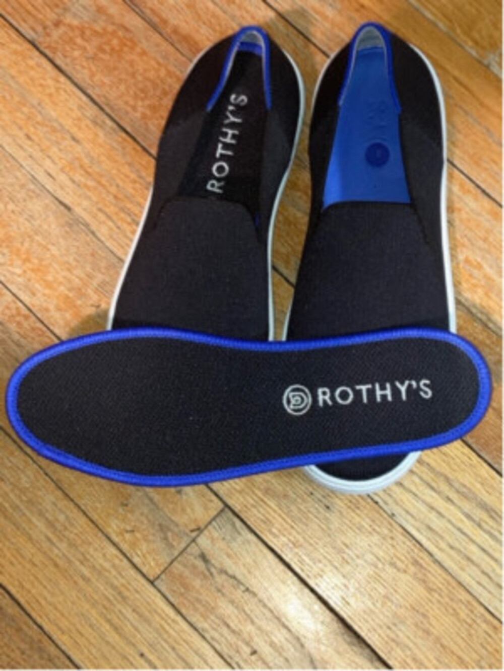 Rothy's The Original Slip On Black Sneaker- Size 7